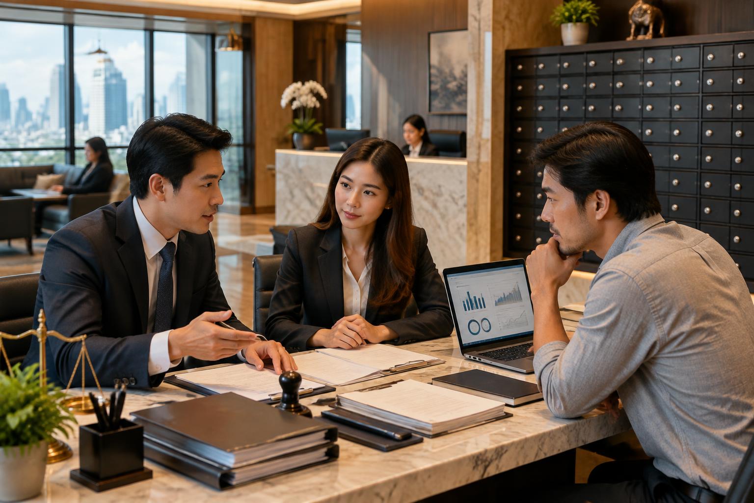 ทีมบัญชีและกฎหมายให้คำปรึกษา Virtual Office พร้อมเอกสารจดบริษัท ตู้จดหมาย และจด VAT