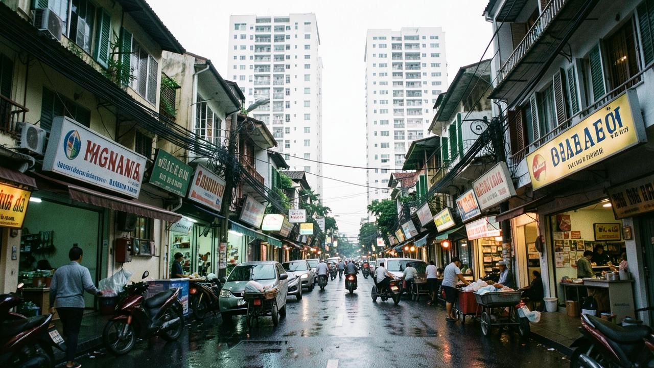บรรยากาศพื้นที่เขตปทุมวัน ซึ่งเป็นที่ตั้งของธุรกิจที่เราให้บริการ