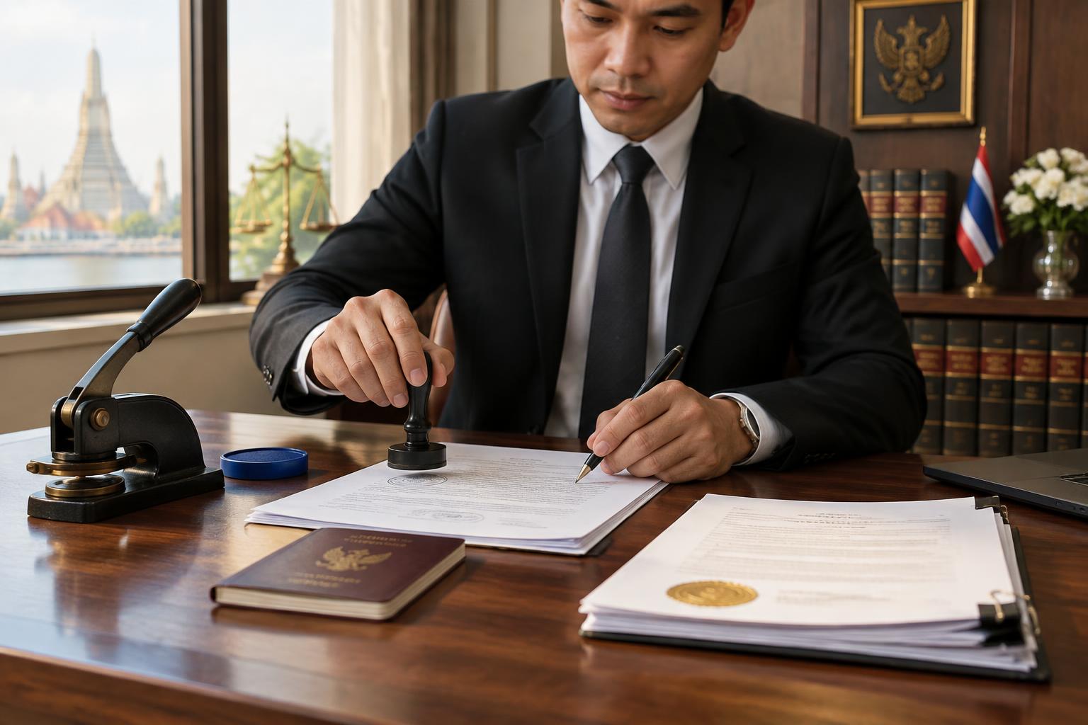 การรับรองเอกสาร รับรองใบขับขี่ไทย (Driver's License) โดยทนายความผู้ทำคำรับรองลายมือชื่อและเอกสาร
