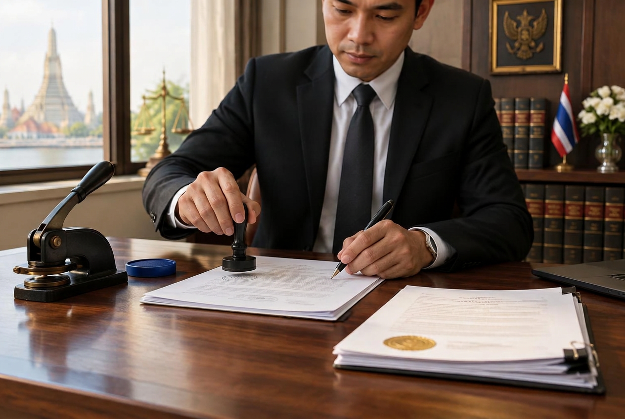 คำยืนยันสถานภาพโสด (Single Status Affidavit) โดย Notarial Services Attorney ของ Thai Law & Accounting
