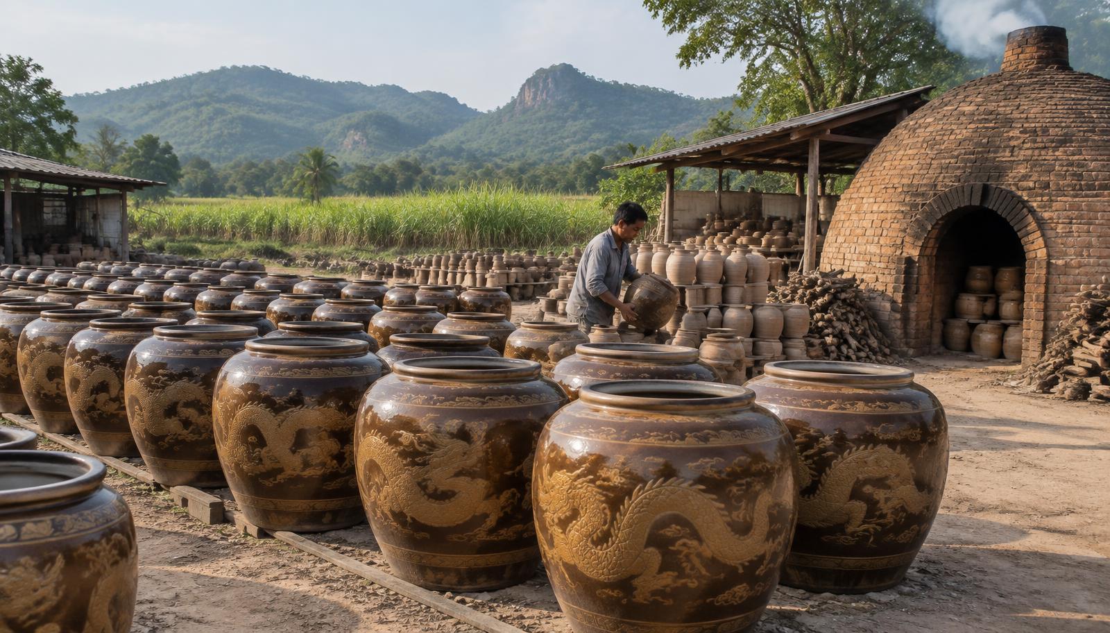 บรรยากาศพื้นที่เศรษฐกิจของราชบุรี
